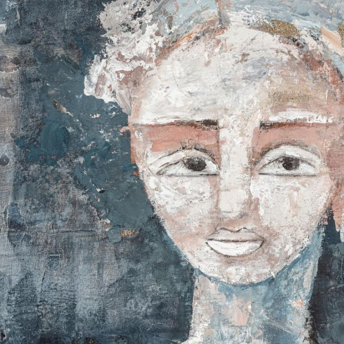 DKD Home Decor Cuadro Colonial Azul Verde 90 x 120 x 4 cm (2 Unidades) 1