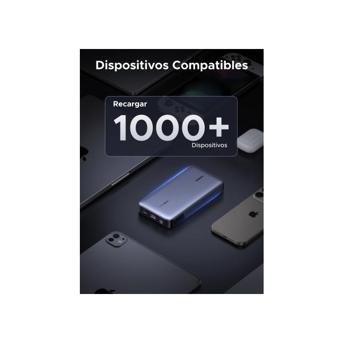 UGREEN 90597A Batería Externa 25000 mAh Carga Rápida 145W Gris 8 UGREEN 90597A Batería Externa 25000 mAh Carga Rápida 145W Gris 8