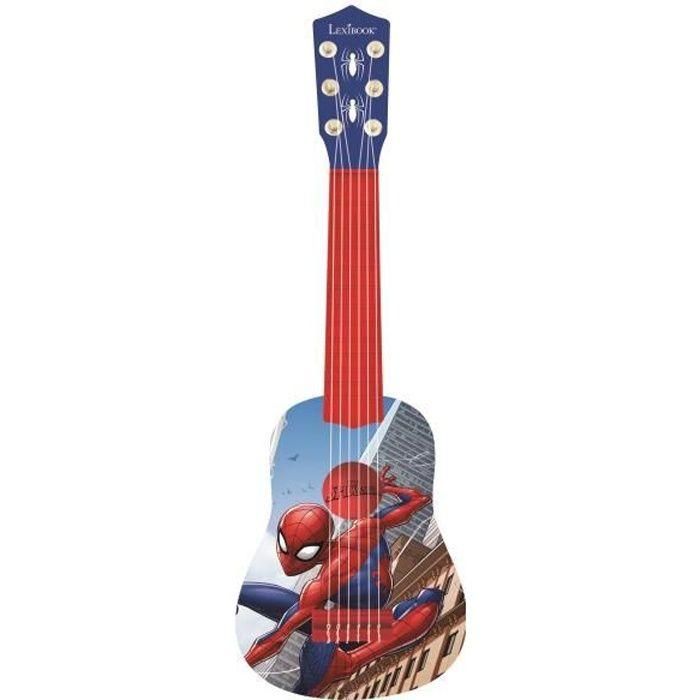 Lexibook - Mi Primera Guitarra Spider-Man - 53cm - Guía de aprendizaje incluida