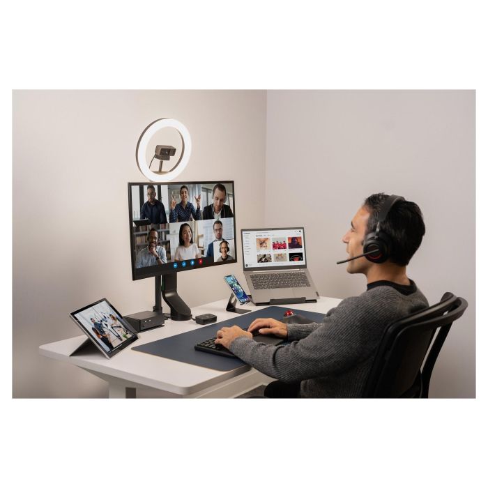 Kensington Auriculares Gaming H3000 PROVC, Diadema Bluetooth 5.2, Negro, 60h Batería, Cancelación Ruido, Micrófono Boom, USB-C, Para PC, PS, Xbox, Android, iOS