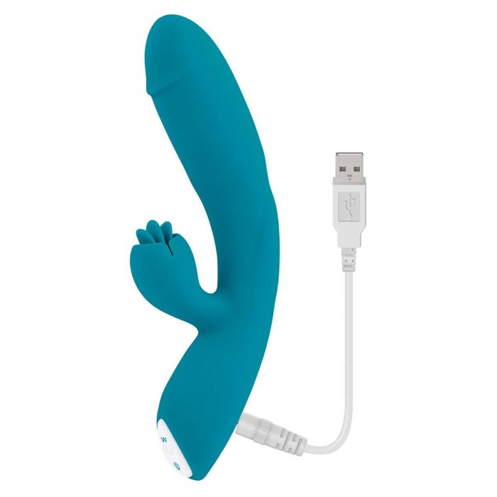 Vibrador Punto G Evolved Fierce Flicker Azul 2