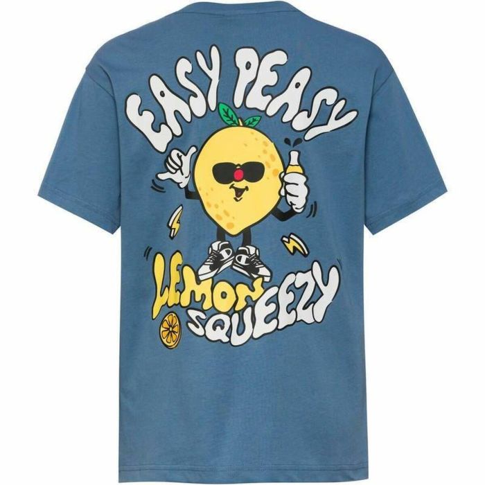 Camiseta Deportiva de Manga Corta Champion Añil Camiseta Deportiva de Manga Corta Champion Añil