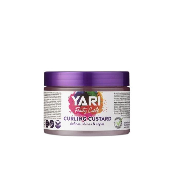 Yari Fruity Curls Curling Custard 300ml - Crema para Rizos con Ácido Hialurónico y Extractos de Frutas Yari Fruity Curls Curling Custard 300ml - Crema para Rizos con Ácido Hialurónico y Extractos de Frutas