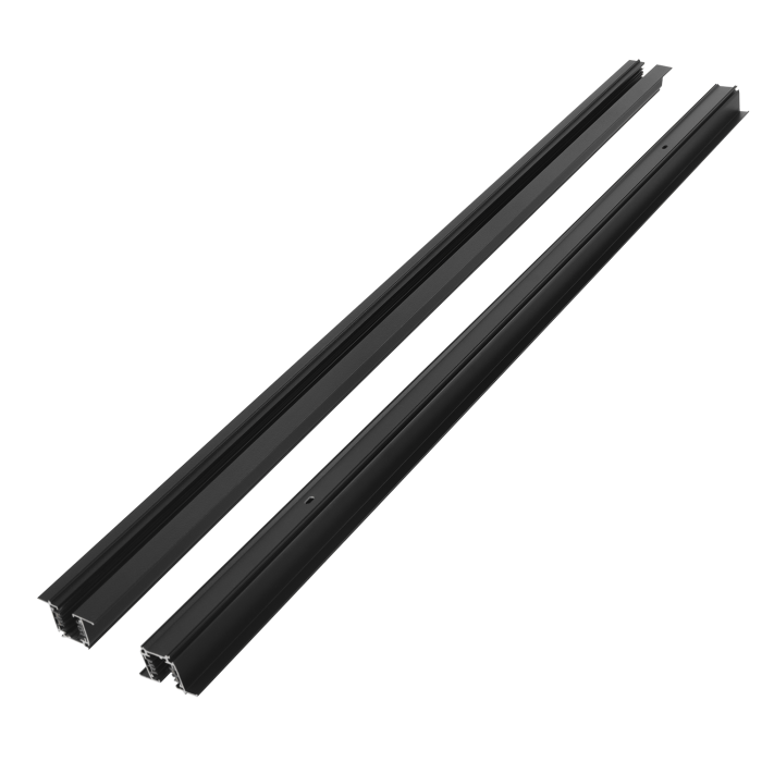HO-LM3220-EM Carril Trifásico Empotrable para Focos LED Negro 1 Metro. Accesorios Incluidos. Perfil Extra Plano. 3 HO-LM3220-EM Carril Trifásico Empotrable para Focos LED Negro 1 Metro. Accesorios Incluidos. Perfil Extra Plano. 3