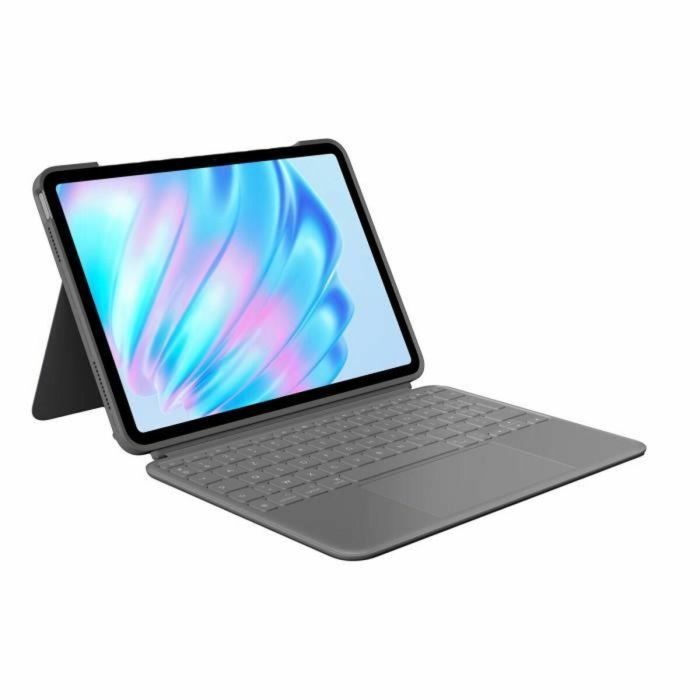 Funda para iPad Air 13 - Logitech - Combo Touch - Gris