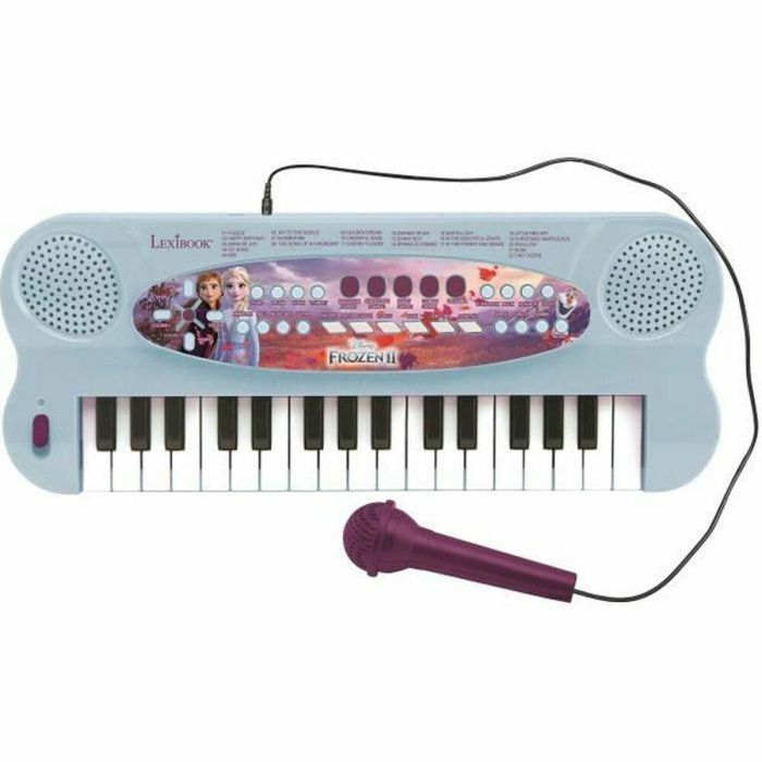 Lexibook Teclado Electrónico Infantil Frozen II con Micrófono, 32 Teclas y 22 Demos Musicales Lexibook Teclado Electrónico Infantil Frozen II con Micrófono, 32 Teclas y 22 Demos Musicales