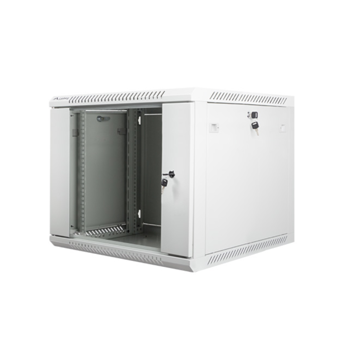 Lanberg WF01-6609-10S Armario Rack de Pared 9U Gris IP20, 60 kg Carga Máxima