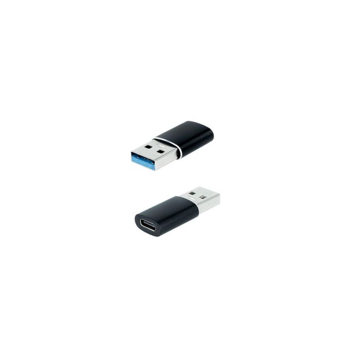 Nanocable 10.02.0012 Adaptador USB 3.1 USB-A Macho a USB-C Hembra para Carga y Datos, Función OTG, Plug & Play, Negro 0 Nanocable 10.02.0012 Adaptador USB 3.1 USB-A Macho a USB-C Hembra para Carga y Datos, Función OTG, Plug & Play, Negro 0