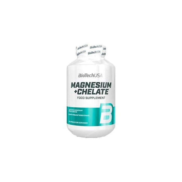 BIOTECHUSA Magnesium + Chelate - 60 Capsulas