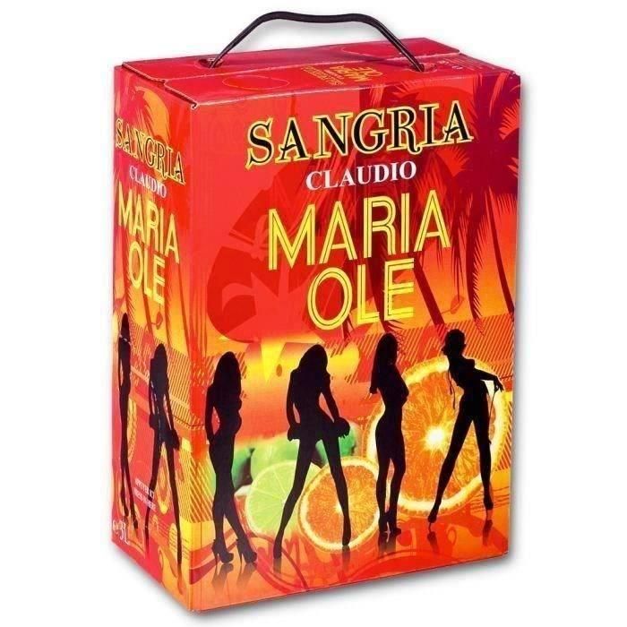 Bag in Box Sangria Maria Ole 3 litros Bag in Box Sangria Maria Ole 3 litros