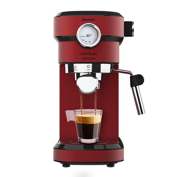 Cafetera Expreso Cecotec Cafelizzia 790 Shiny Pro/ 1350W/ 20 Bares/ Roja Cafetera Expreso Cecotec Cafelizzia 790 Shiny Pro/ 1350W/ 20 Bares/ Roja