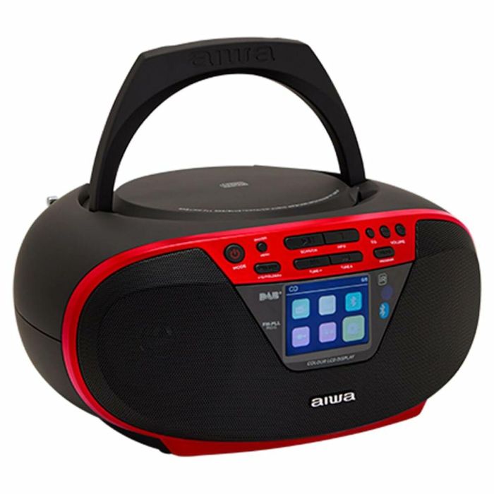 Radio CD MP3 Aiwa BBTU500DAB/RD Rojo FM 3 Radio CD MP3 Aiwa BBTU500DAB/RD Rojo FM 3