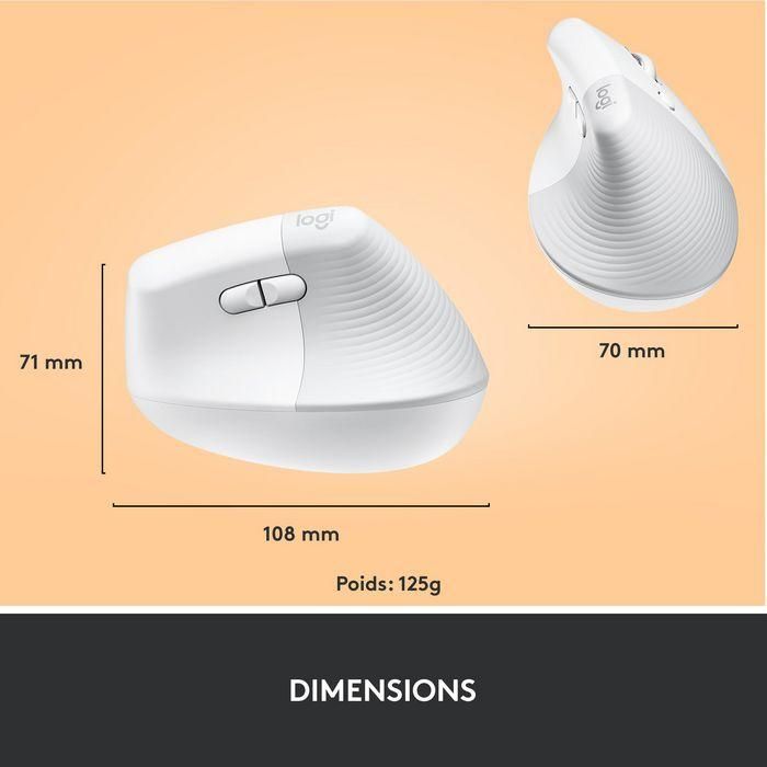 Mouse Raton Vertical Logitech Lift 6 15 Mouse Raton Vertical Logitech Lift 6 15