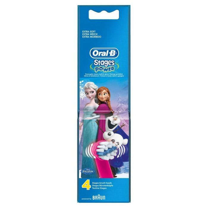 Cabezal de Recambio Oral-B EB 10-4FFS 4UD Morado Multicolor 3