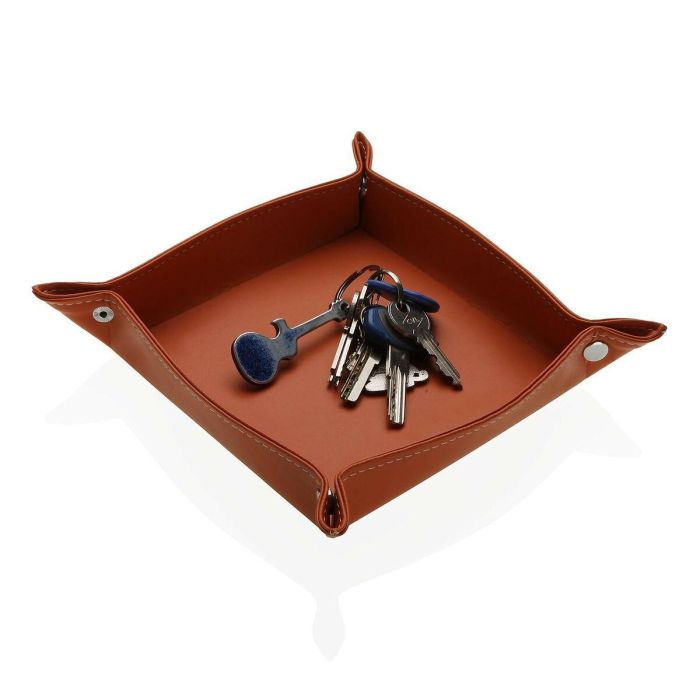 Vaciabolsillos Versa Terracota 18 x 3,6 x 18 cm 1 Vaciabolsillos Versa Terracota 18 x 3,6 x 18 cm 1