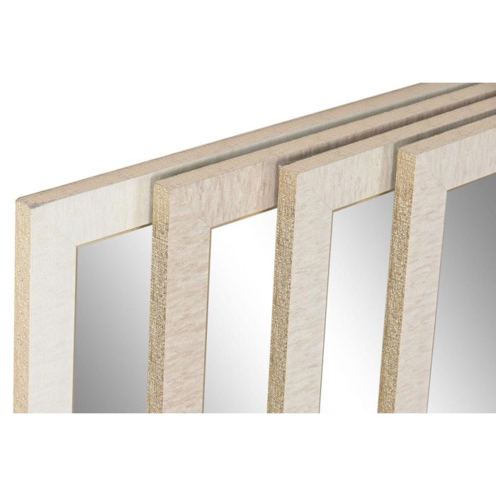 DKD Home Decor Espejo Moderno Scandi Blanco Beige Cristal PS 156 x 68 cm (4 Unidades) 5