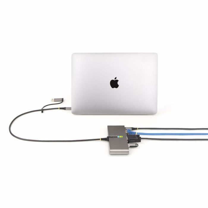 Cable USB Startech 5G2A1SGBB-USB-C-HUB Gris 9 Cable USB Startech 5G2A1SGBB-USB-C-HUB Gris 9