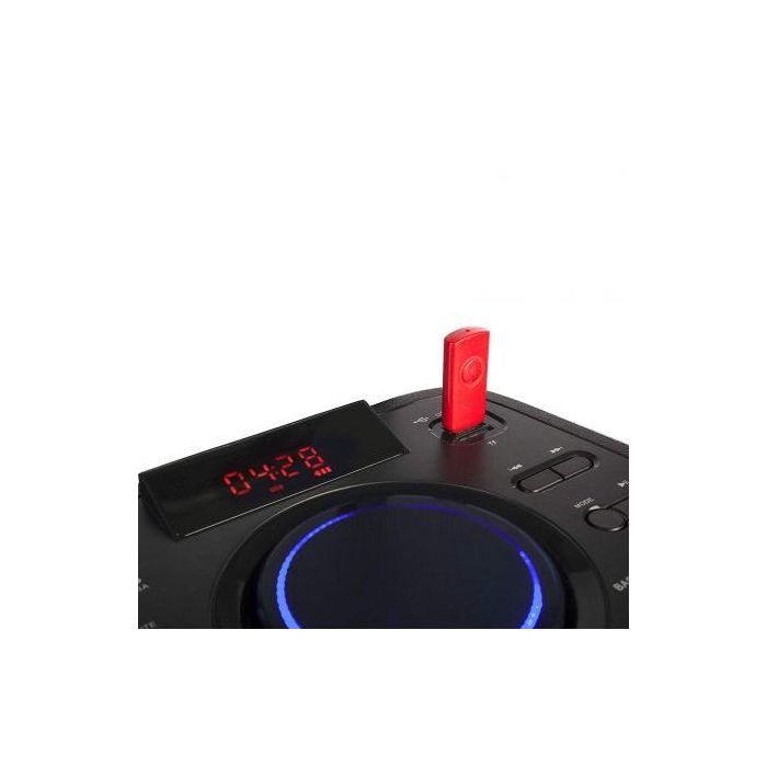ALTAVOZ PORTÁTIL NGS WILDROCK - 200W - BLUETOOTH - FM - USB/MICROSD/AUX IN - 2 ENTRADAS MICRÓFONO - LUCES LED - BATERÍA 12V/4.5A HASTA 4 HORAS 4 ALTAVOZ PORTÁTIL NGS WILDROCK - 200W - BLUETOOTH - FM - USB/MICROSD/AUX IN - 2 ENTRADAS MICRÓFONO - LUCES LED - BATERÍA 12V/4.5A HASTA 4 HORAS 4