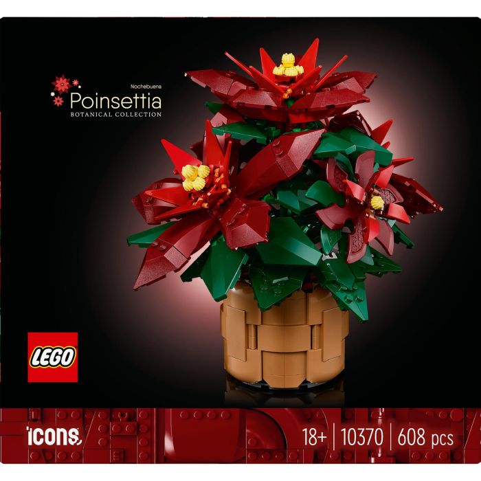 Juego de Construcción Lego Flor de Pascua 608 Piezas 11