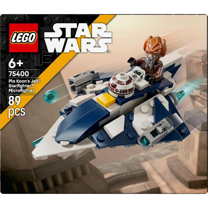 LEGO 75400 Caza Estelar Jedi Plo Koon Microfighter Star Wars Las Guerras Clon Set Construcción con Minifigura +6 años 13 LEGO 75400 Caza Estelar Jedi Plo Koon Microfighter Star Wars Las Guerras Clon Set Construcción con Minifigura +6 años 13