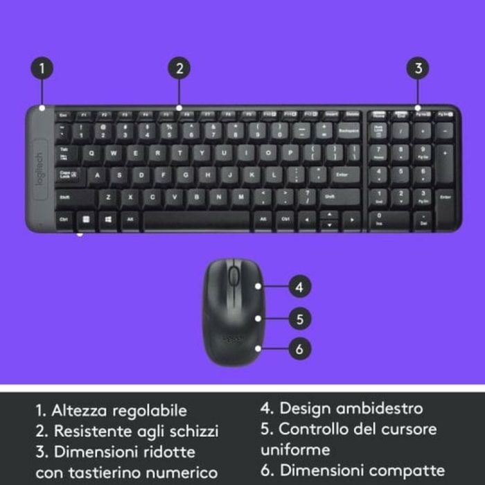 Teclado Logitech 920-003721 Negro QWERTY 3