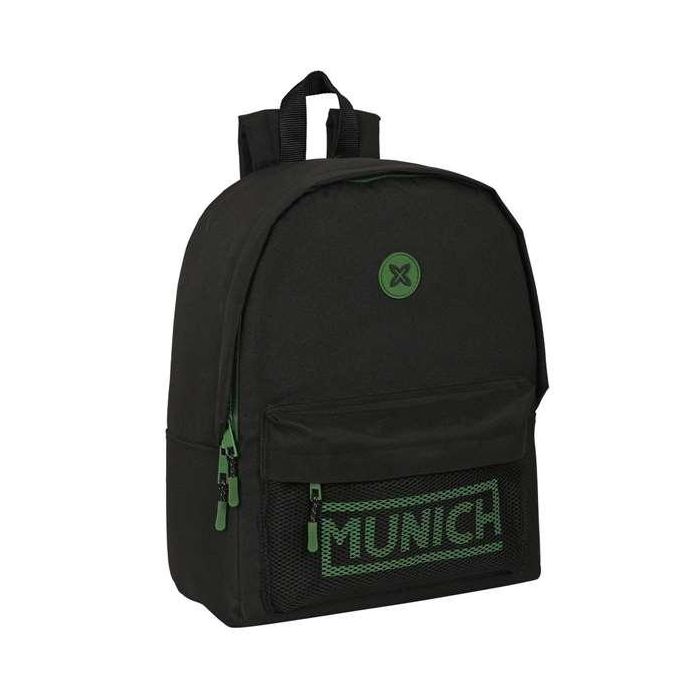 Mochila para Portátil Munich Caviar Negro 31 x 40 x 16 cm Mochila para Portátil Munich Caviar Negro 31 x 40 x 16 cm