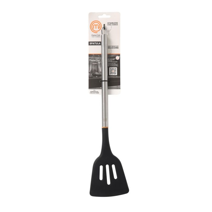Masterchef Espátula Ranurada Inox y Silicona 34 cm 1