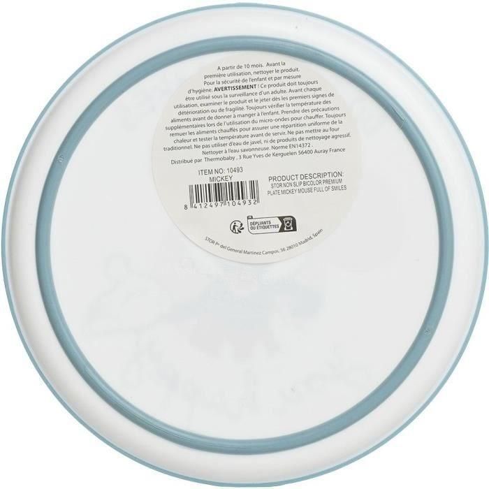 CAJA DE COMIDA DE 3 PIEZAS MICKEY TAZA / CUENCO / PLATO - Set 3uds Non-Sl 3 CAJA DE COMIDA DE 3 PIEZAS MICKEY TAZA / CUENCO / PLATO - Set 3uds Non-Sl 3