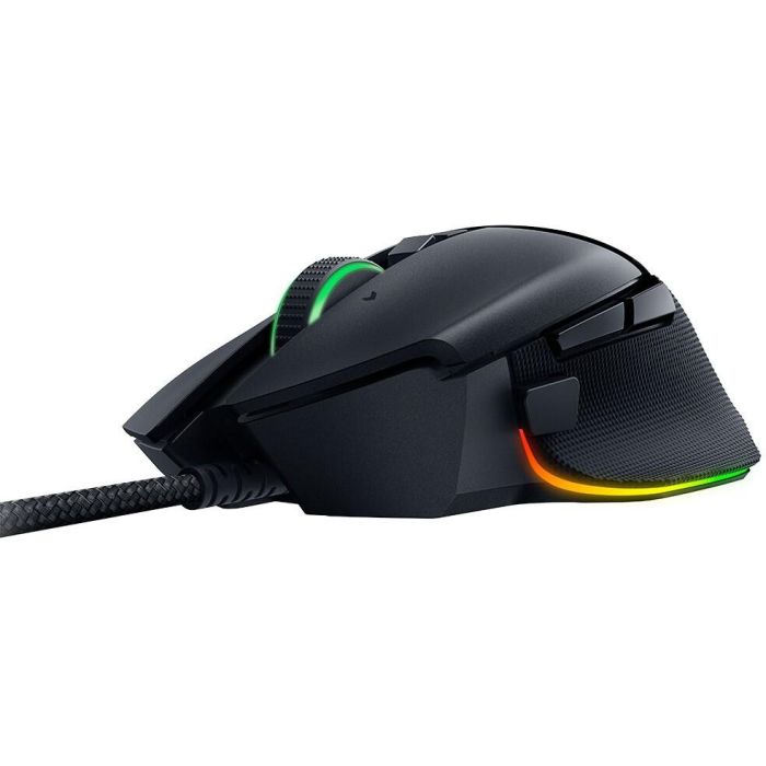 Razer Basilisk V3 - Ratón Gaming Óptico con Cable USB-A, 26000 DPI, 11 Botones Programables, Negro
