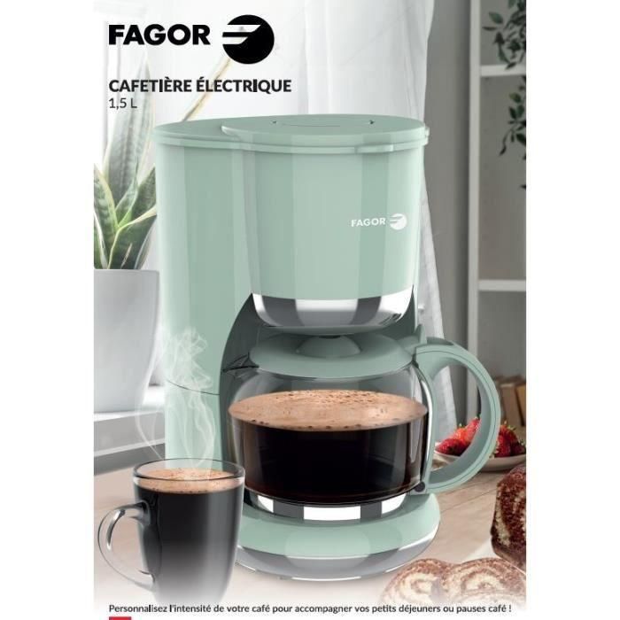 Cafetera de filtro - FAGOR - FG1560 - 1,5L - 12 tazas - Mantiene caliente 1 Cafetera de filtro - FAGOR - FG1560 - 1,5L - 12 tazas - Mantiene caliente 1