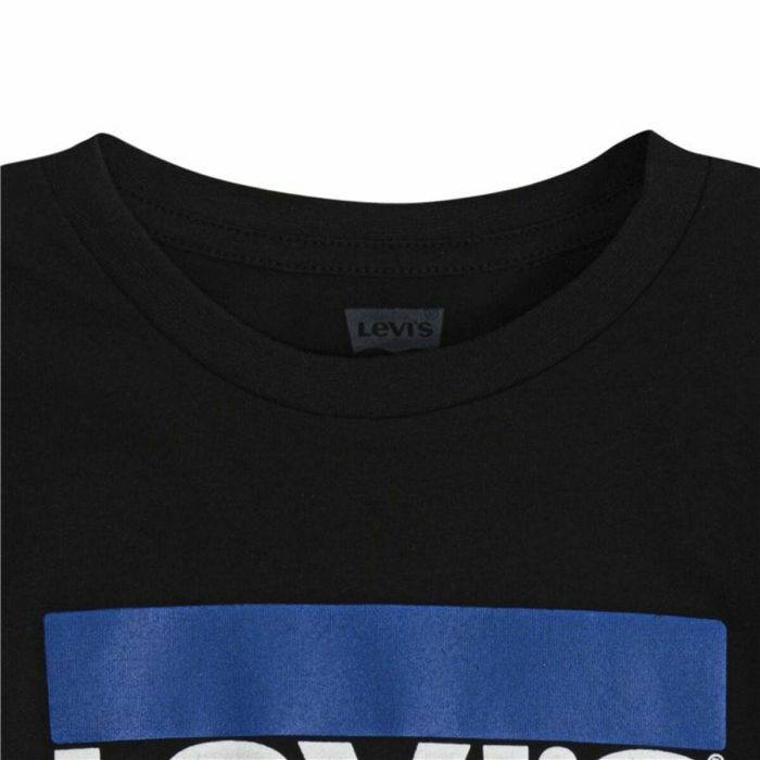 Camiseta de Manga Corta Hombre Levi's Logo Jr  Negro 4
