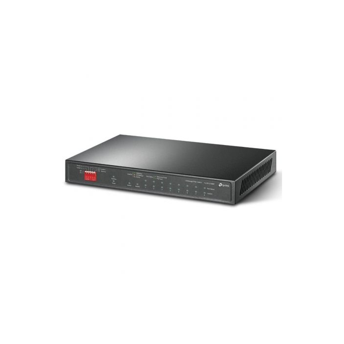 TP-LINK TL-SG1210MP Switch No Administrado Gigabit Ethernet 9 Puertos con PoE Negro 1