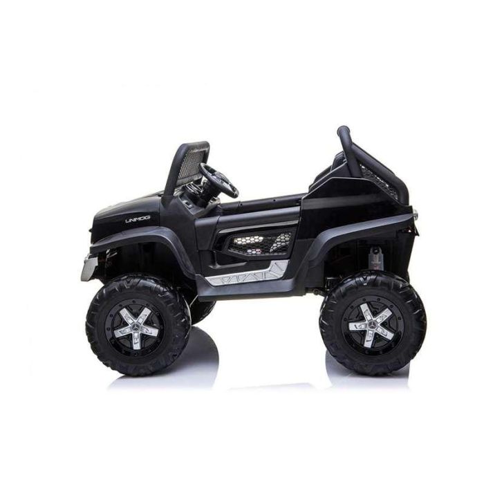 Mercedes Unimog Black Coche Eléctrico Batería 12V 128x86x84cm para Niños