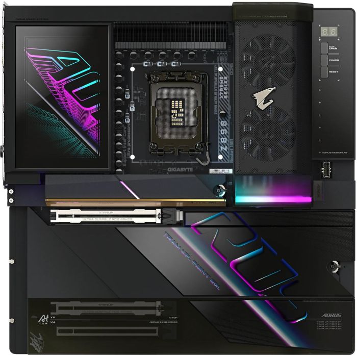 GIGABYTE Z890 AORUS XTREME AI TOP 9AZ89XTAT-00-G10 Placa Base Intel Core Ultra Serie 2 DDR5 9500MHz PCIe 5.0 Wi-Fi 7 Thunderbolt 5 1