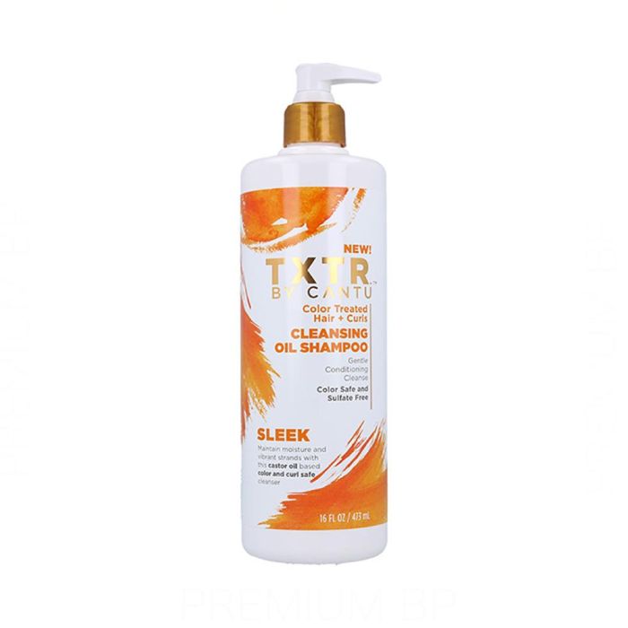 Cantu Txtr cleansing oil shampoo sleek 473 ml Cantu Txtr cleansing oil shampoo sleek 473 ml