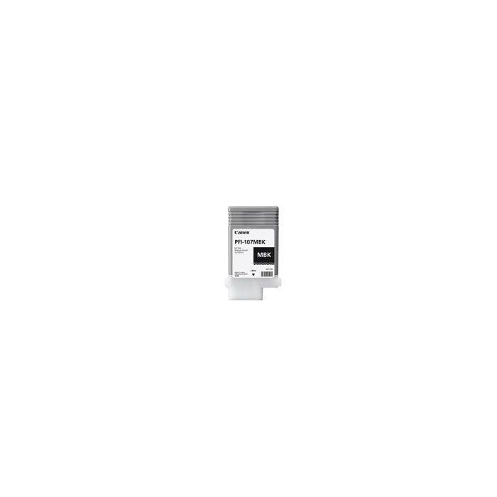 Canon PFI-107MBK 6704B001 Tinta Negro Mate 130ml para imagePROGRAF 680/685/780/785 Impresión por inyección