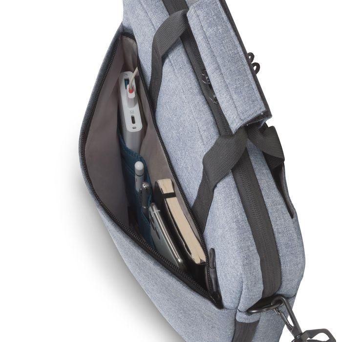 Dicota Eco MOTION 13 - 15.6" Bolso Tote para portátil, Poliéster RPET 600Dx400D, Azul Denim, Ecológico 8