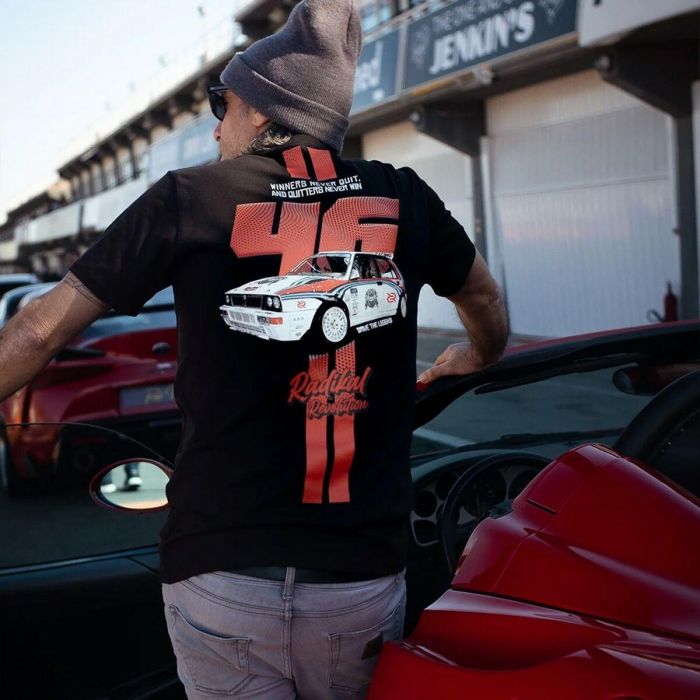 Radikal Revolution RKLDI103L Camiseta Lancia Delta Integrale Rally. 46 Victorias Legendarias, 'Winners Never Quit'. Talla L. 4 Radikal Revolution RKLDI103L Camiseta Lancia Delta Integrale Rally. 46 Victorias Legendarias, 'Winners Never Quit'. Talla L. 4