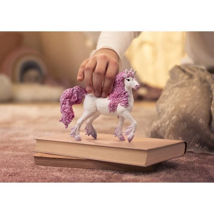 Schleich SCH70831 Figura de Yegua con Unicornio Floral Decorado, Colección Bayala. Juguete Coleccionable para Niños a Partir de 4 Años. 1