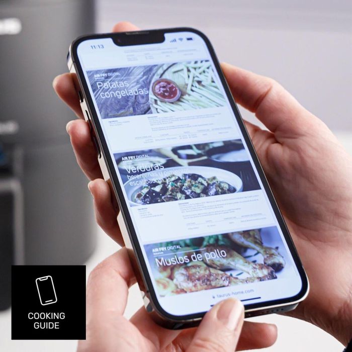 Freidora de Aire Taurus 973999000 Negro 3