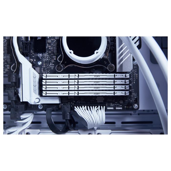 Kingston Fury Beast 32GB DIMM DDR5 5600MT/s CL36 White EXPO para PC