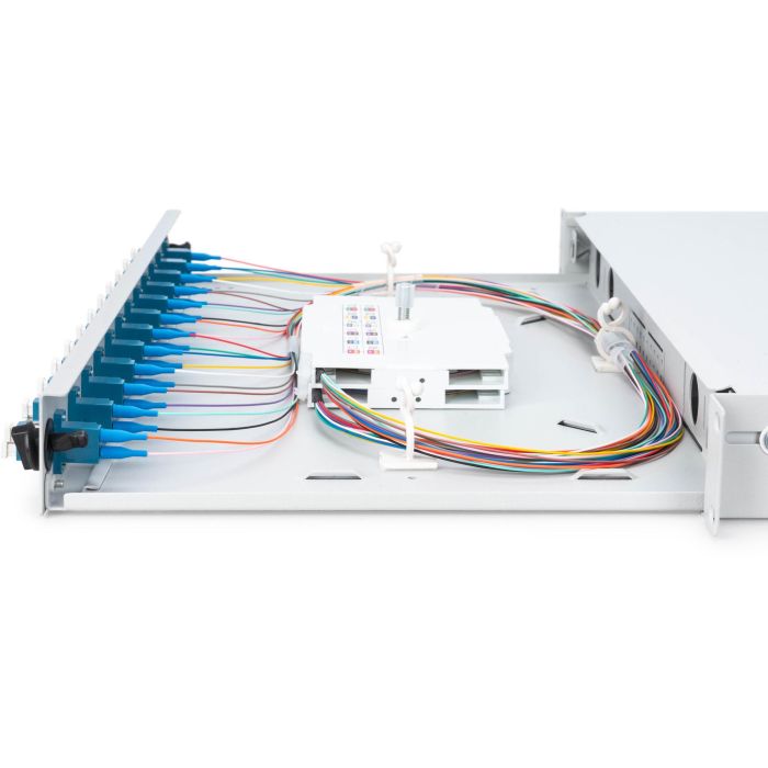 Digitus LWL Spleißbox 1HE 12x LC DX OS2 Gris 5