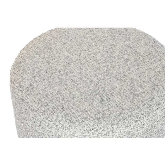 Banqueta DKD Home Decor 48 x 48 x 31 cm Gris claro 1 Banqueta DKD Home Decor 48 x 48 x 31 cm Gris claro 1