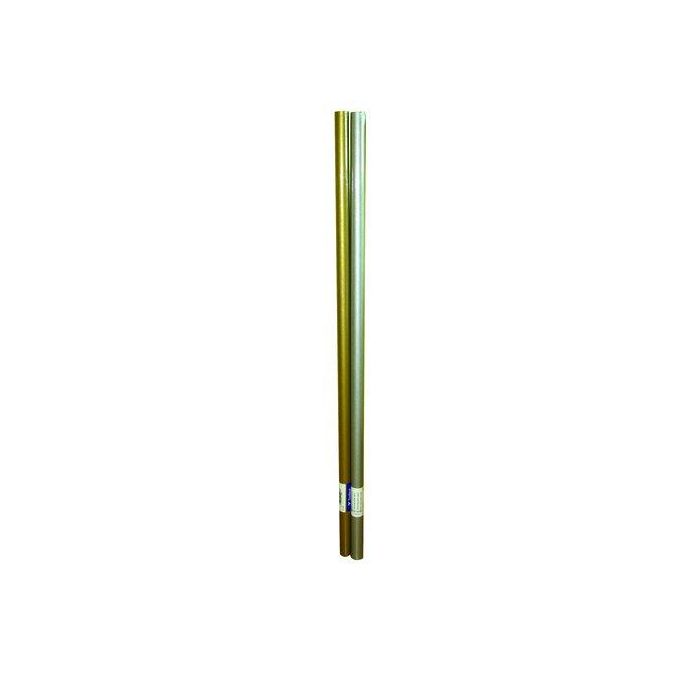Papel De Embalar Kraft Rollo Sadipal Plata 1X3 M