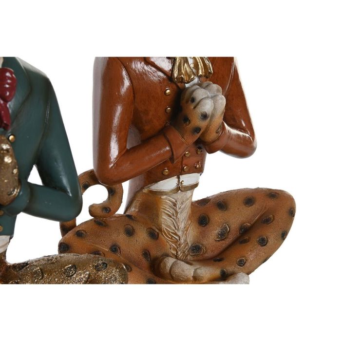 Figura Moderno DKD Home Decor Azul Marron 9.5 x 23 x 16 cm (2 Unidades) 1 Figura Moderno DKD Home Decor Azul Marron 9.5 x 23 x 16 cm (2 Unidades) 1