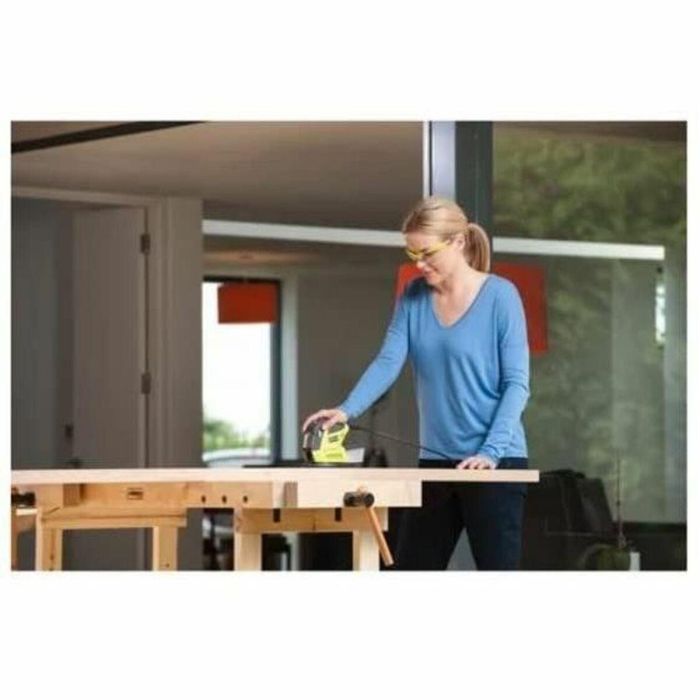 Ryobi Lijadora Multifuncional 180W, 3 Modos Lijado (Triangular, 1/3 Hoja, Acabado), Velocidad Variable, Bolsa + 30 Abrasivos 2