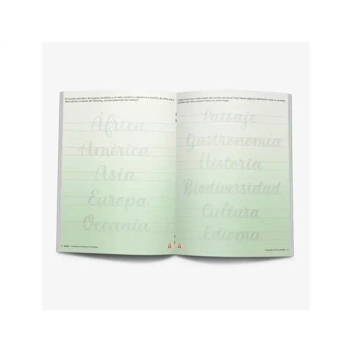 Cuaderno Rubio A4 Caligrafia Creativa Y Lettering Viajando Por El Mundo 1