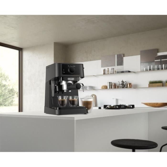 DELONGHI - Bomba de espresso Solo EC235.BK - Boquilla de vapor - Compatible con ESE - Negro 2 DELONGHI - Bomba de espresso Solo EC235.BK - Boquilla de vapor - Compatible con ESE - Negro 2