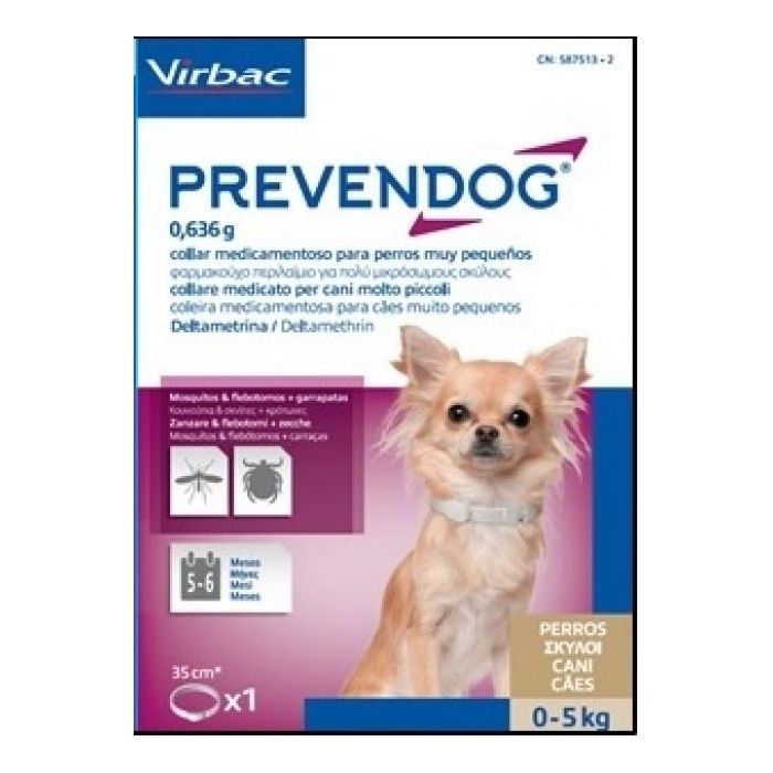 Virbac Prevendog 35 cm X 2 Collares