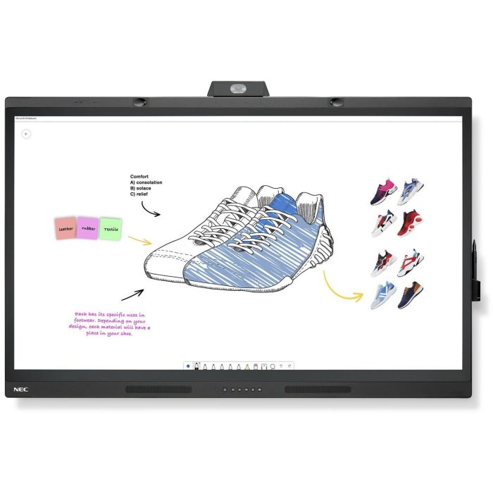 NEC WD551 Pantalla Táctil 55" 4K Ultra HD Display 139,7 cm Multi-táctil Interactiva 10